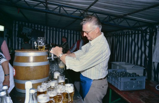 Edgar Zentgraf bei der Arbeit