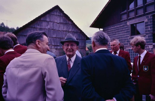 Zu sehen: Gustav Kümpel, Josef, Edgar und Jürgen Zentgraf